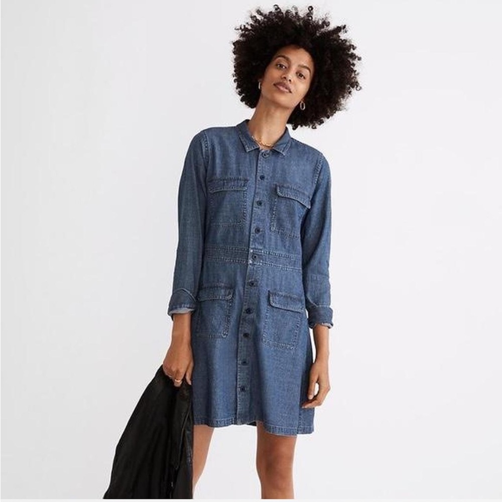 Madewell Denim Utility Dress